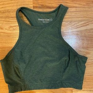 Outdoor Voices Athena Crop Top - Hunter